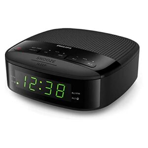 Philips Audio Radiowecker UKW Radio (Doppelter Alarm, Sleep Timer, Kompaktes Design) - TAR3205/12