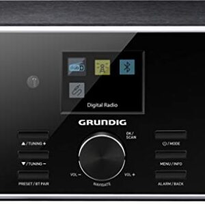 GRUNDIG DTR 4500 Digital Radio, DAB+, FM-Radio, RDS, 2.0 Stereo-Lautsprechersystem, Weckfunktion, TFT Farbdisplay, inkl. Fernbedienung, Bluetooth, Schwarz