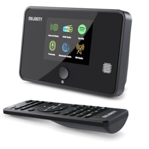 Radio DAB Plus Internetradio WLAN Tuner mit DAB+ | Internet Radio WLAN Adapter mit Spotify, Bluetooth-Konnektivität, Fernbedienung, Farbdisplay | MAJORITY Robinson Digitalradio
