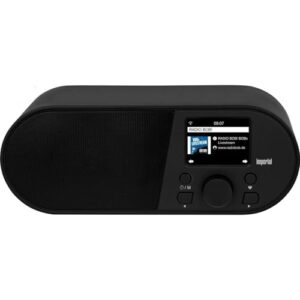 Imperial i105 Internetradio (WLAN, Mediaplayer, USB, DLNA, Farbdisplay, Wecker, Appsteuerung) schwarz