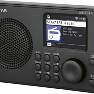 Telestar DIRA M 5i Internetradio (TFT Farbdisplay, UPnP und USB Media-Playback, Wecker, Bluetooth 5.1, Fernsteuerung via Soundmate App)
